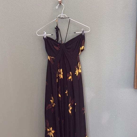 Free People Sunflower Maxi Dress Sz M - Picture 7 of 13